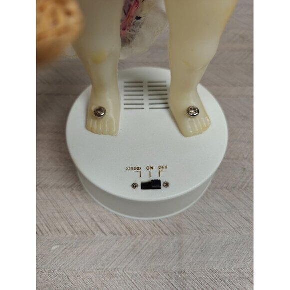 Vintage Telco Motion-ettes Easter Rabbit Mrs Bunny Display Figure With Basket - Picture 4 of 11